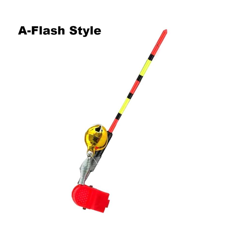 Ice Fishing Tip Up - Night Fishing Rod-Lighting Stick-Bite Alarm Waterproof