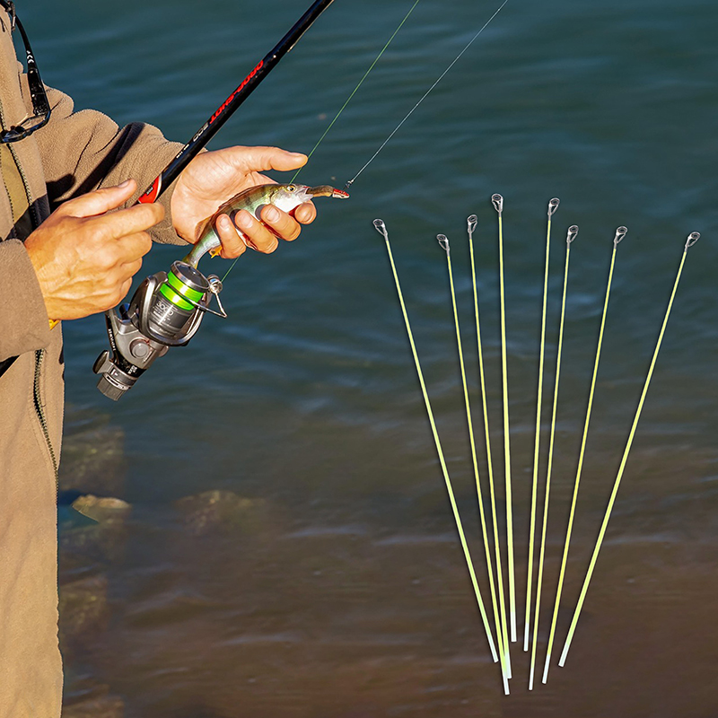 Ice Fishing Tip Up - 5Pcs 42CM Boat/Raft Rod Tip Spare