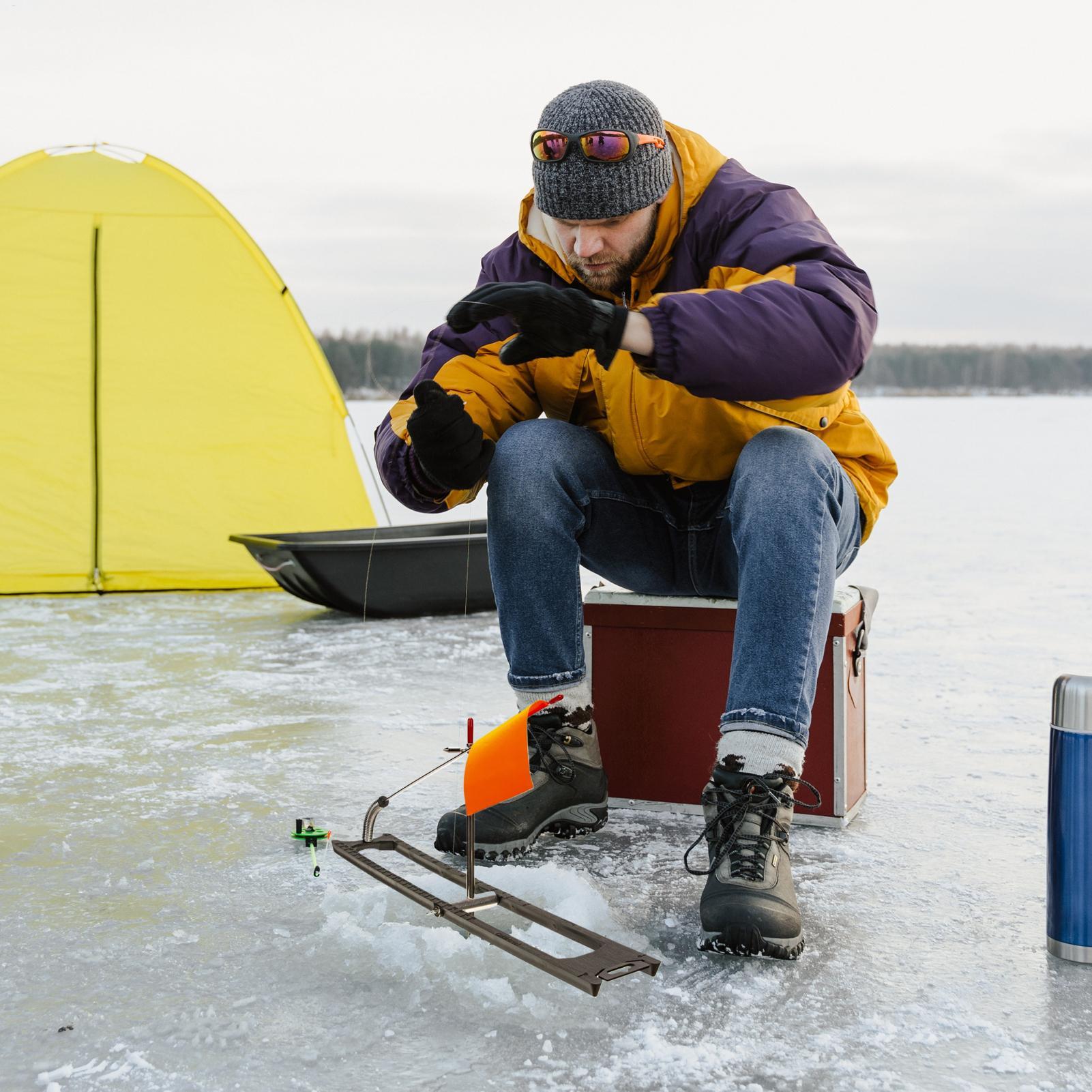 Ice Fishing Tip Up - Ice Fishing Tip Up Flags Angler