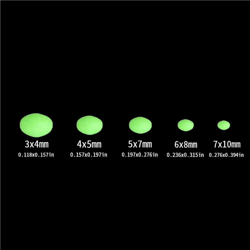 375Pcs/Set Night Luminous Fish - đánh giá và giá Soft Plastic Lure