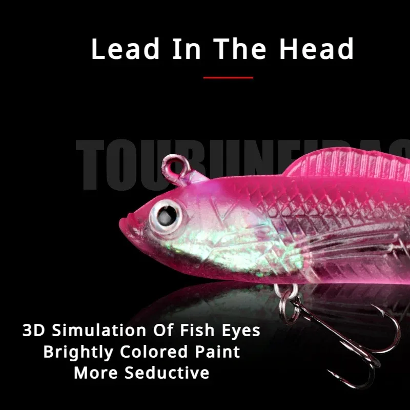 10 Pcs Lure Baits with T-tail  - đánh giá và giá Fishing Equipment Online