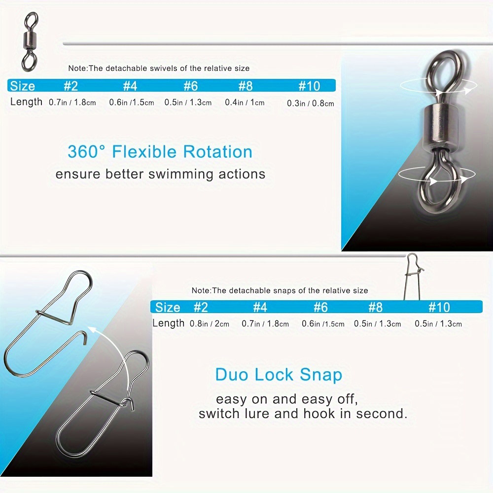 95/210 PCS Set Fishing Connect - đánh giá và giá Fishing Equipment Gear