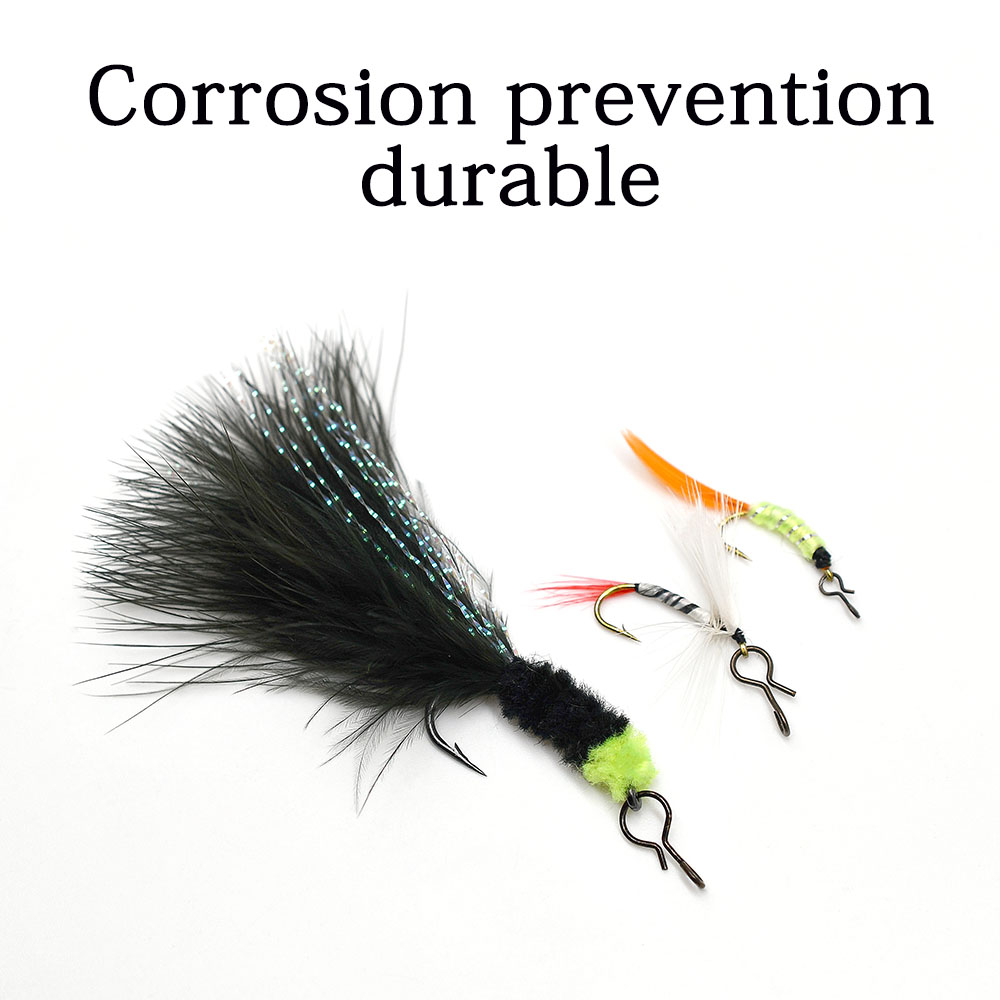 MNFT 50Pcs Fly Fishing Snap Qu - đánh giá và giá Fishing Equipment Fly