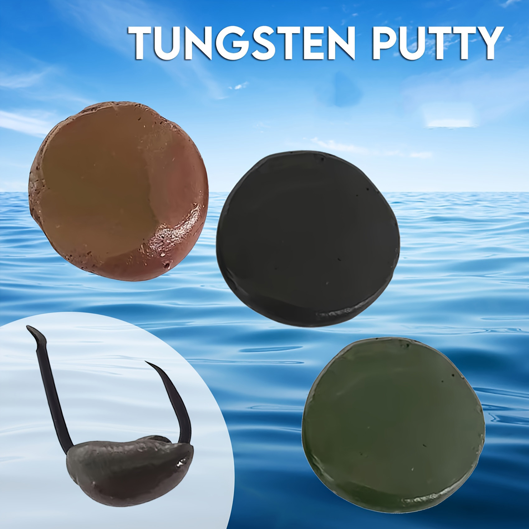 Tungsten Putty 0.5oz(15g) Tika - đánh giá và giá Fishing Equipment Fly