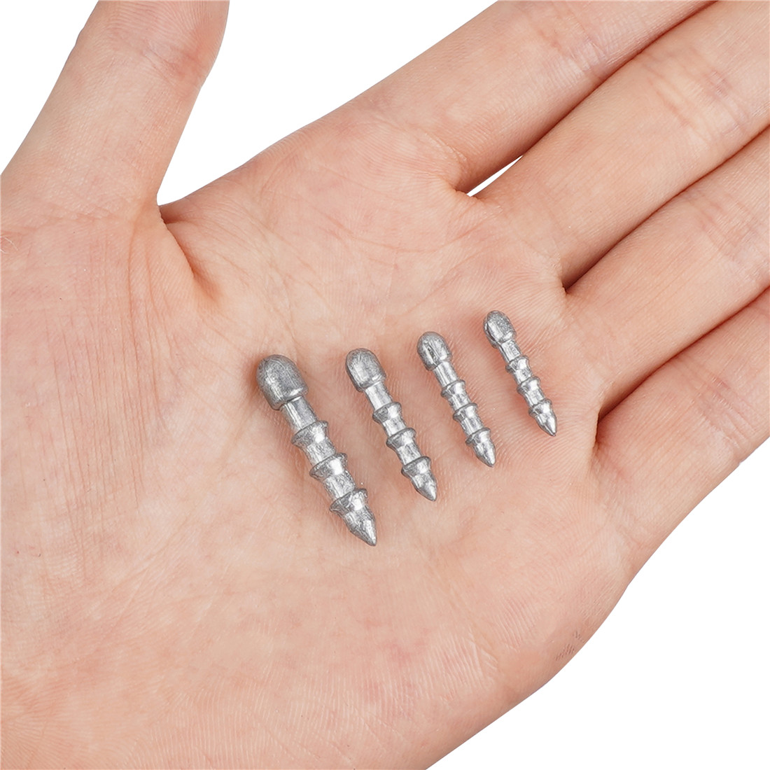 60PCS Nail weights Worm Fishin - đánh giá và giá Fishing Equipment Tackle