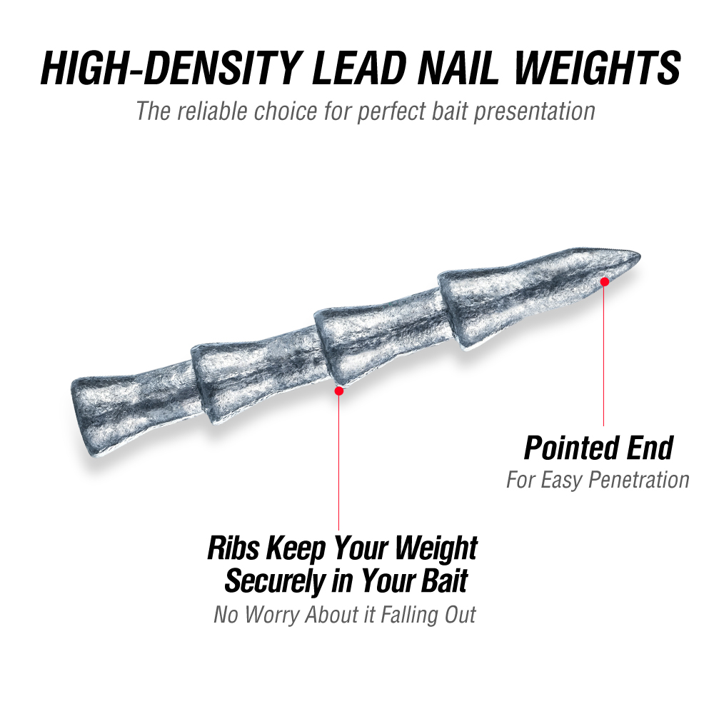 30Pcs Tungsten Nail Weights Hi - đánh giá và giá Soft Plastic Lure