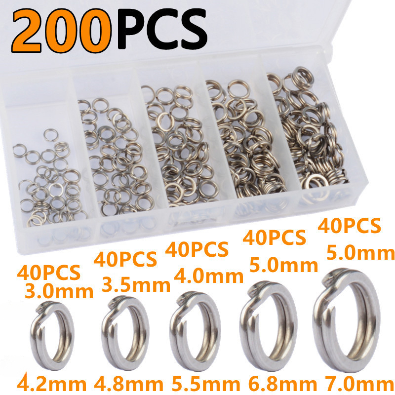 250Pcs 5 Sizes High Strength L - đánh giá và giá Fishing Equipment Gear