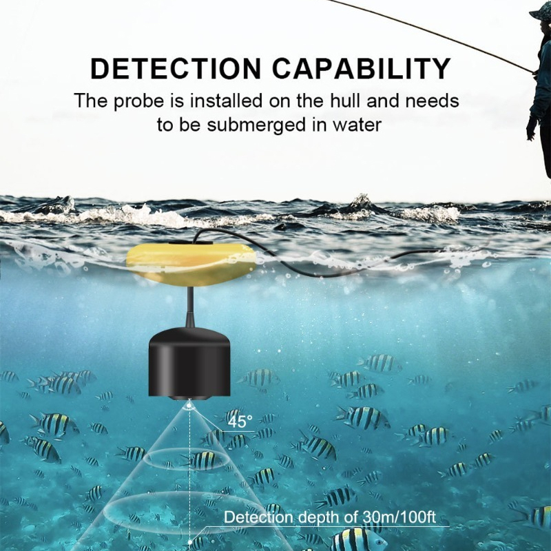 Sonar Fish Detector Lightweigh - đánh giá và giá Fishing Equipment English
