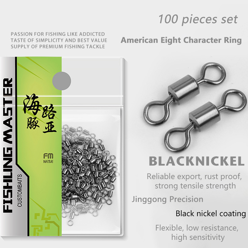 ★▲100Pcs Fishing Swivels Stain - đánh giá và giá Fishing Quest