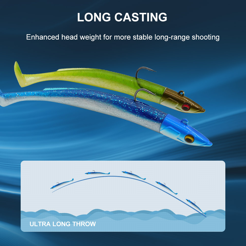 ESFISHING Soft Fishing Lure Le - đánh giá và giá Soft Plastic Lure