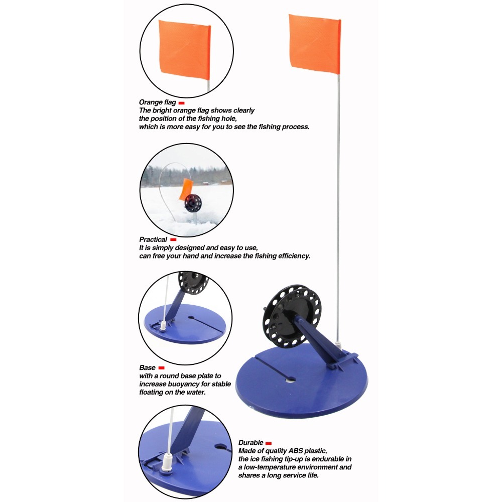 1PC Automatic Ice Fishing Plat - đánh giá và giá Ice Fishing Tip Up