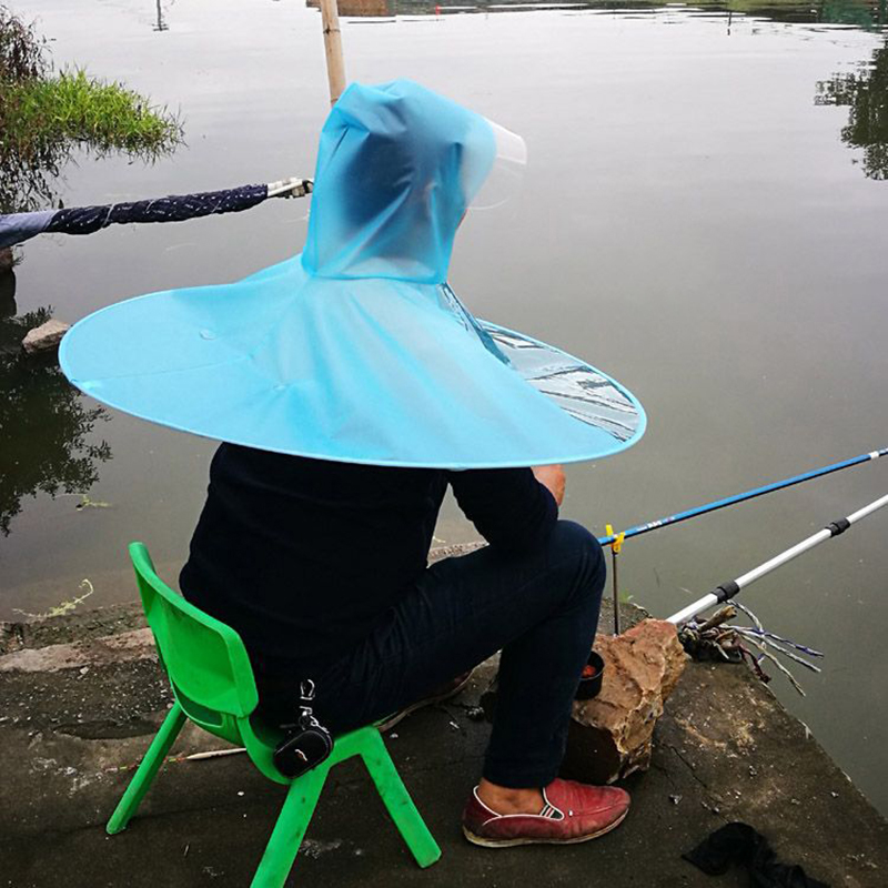 Outdoor Foldable Umbrella Hat  - đánh giá và giá Fishing Equipment Jet