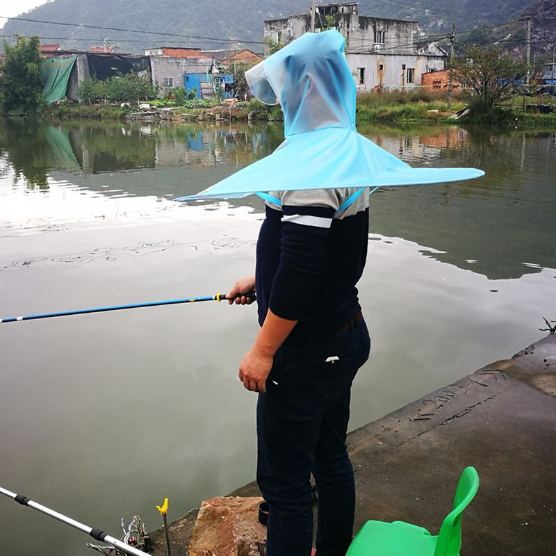 Outdoor Foldable Umbrella Hat  - đánh giá và giá Fishing Equipment Jet