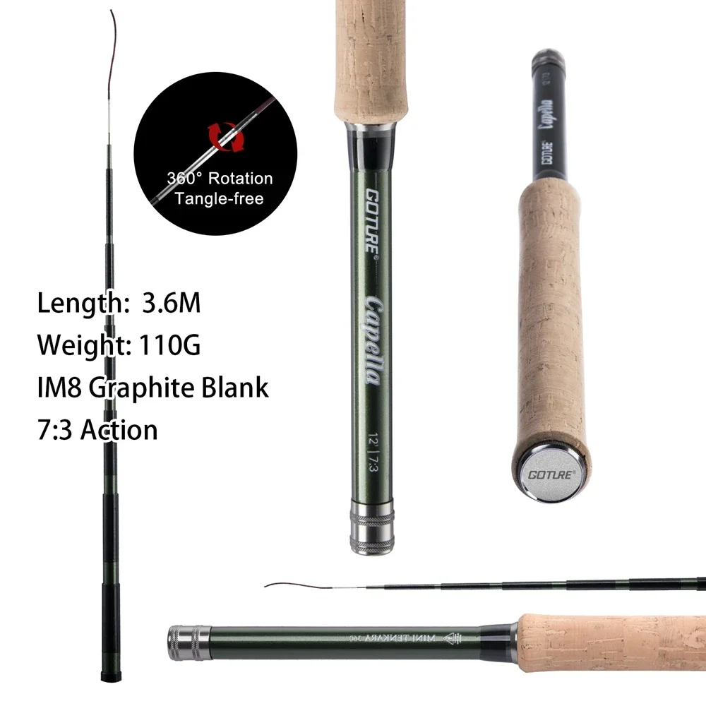 Goture 12FT Classical Tenkara  - đánh giá và giá Fishing Equipment Fly