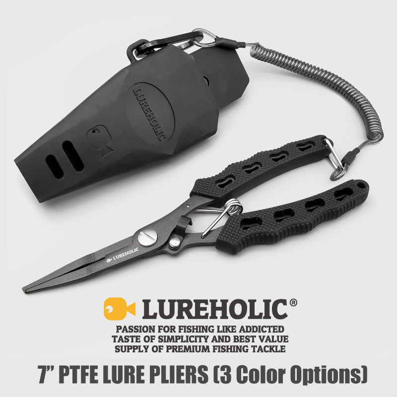 Lureholic 7” PTFE Coated Lure  - đánh giá và giá Fishing Equipment Tackle
